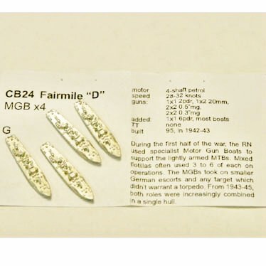 (image for) CB24 Fairmile D MGB