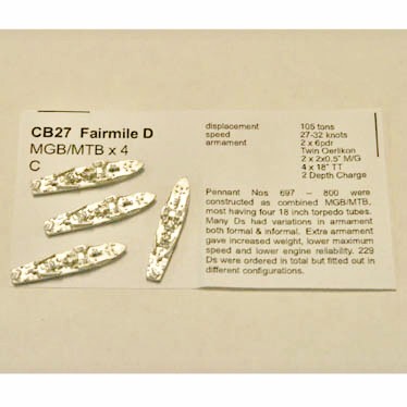 (image for) CB27 Fairmile D MGB/MTB