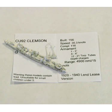 (image for) CU092 Wickes/Clemson - Lend-Lease
